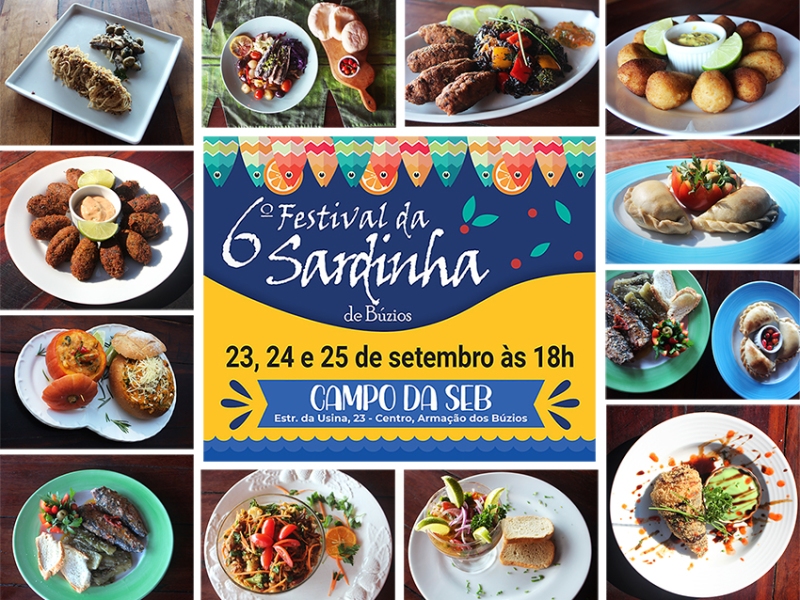 6° Festival da Sardinha de Búzios acontece em setembro